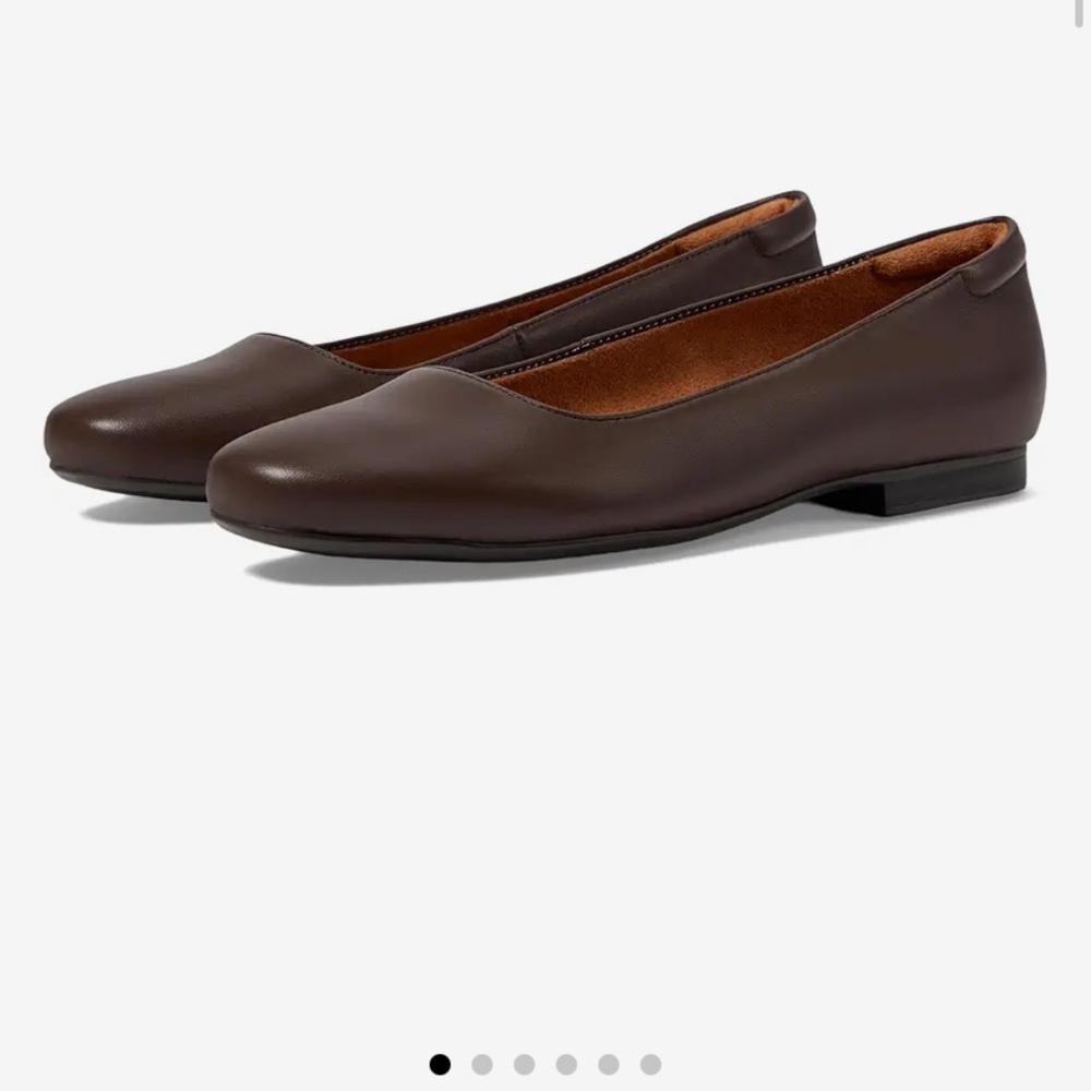 Naturalizer Women's Dark Brown (Chocolate) “Kelly” Ballet Flats (Wide Width)